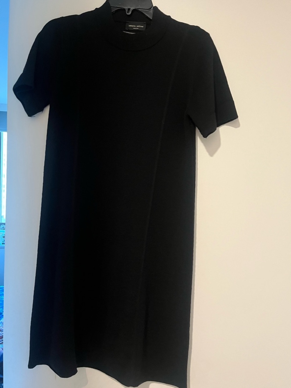 Roberto Collina Black Sweater Dress Size Small